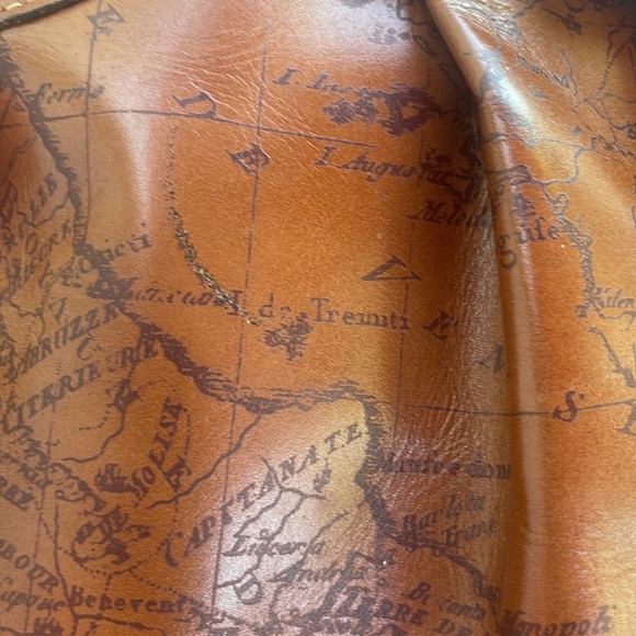 Patricia Nash Napoli Shoulder Bag Floral Map Print - Picture 10 of 12